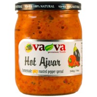 Ajvar Hot Roasted Pepper Spread Homemade Style VaVa 540g / 19oz