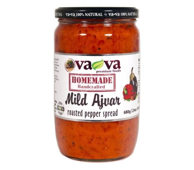 Ajvar Mild Roasted Pepper Spread Homemade Style VaVa 680g / 24oz