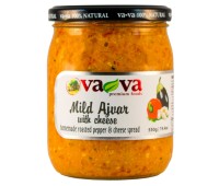 Ajvar with Cheese Homemade Style Roasted Pepper Spread VaVa 550g / 19.4oz