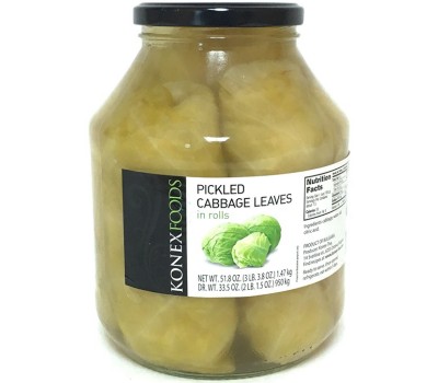 Cabbage Leaves Pickled Konex 51.8oz