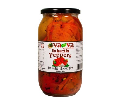 Fire Roasted Red Peppers VaVa 1000g / 35oz