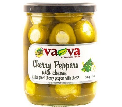 Green Cherry Peppers with Cheese VaVa 540g / 19oz