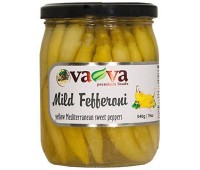 Mild Pickled Yellow Fefferoni Peppers VaVa 540g / 19oz