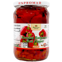 Red Roasted Peppers Peeled Parvomai 540g