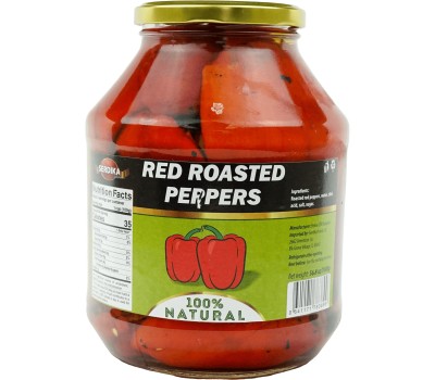 Roasted Red Peppers Serdika Peeled 1600g / 56.80oz