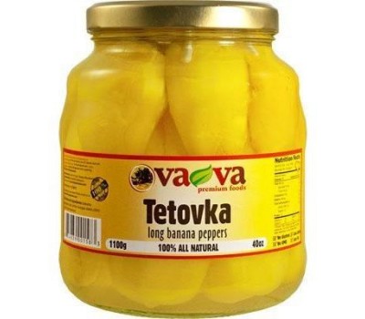 Мариновани чушки Tetovka Banana Peppers VaVa 1100g / 40oz