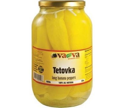 Мариновани чушки Tetovka Banana Peppers VaVa 1850г / 65oz