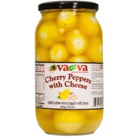 Yellow Cherry Peppers Stuffed with Cheese VaVa 960g / 33.9oz