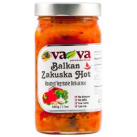 Zakuska Balkan Hot Vegetable Spread VaVa 480g/ 17oz