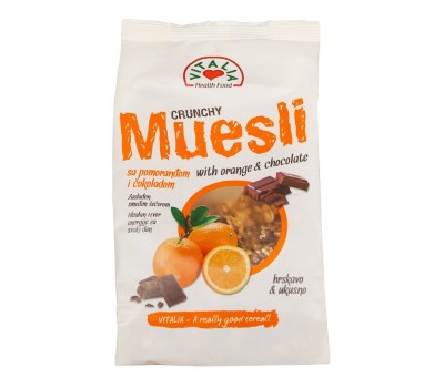Crunchy Muesli Chocolate & Orange Vitalia 320g / 11.28oz