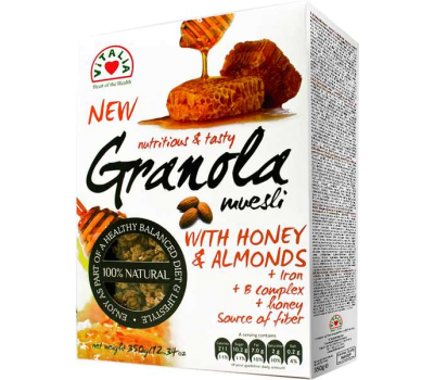 Granola with Honey & Almonds Vitalia 350g / 12oz
