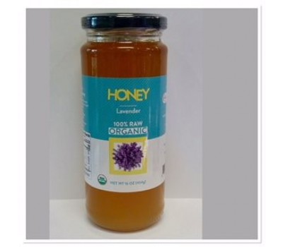 Lavender Honey USDA Organic 100% Pure Raw 454 g / 16 oz
