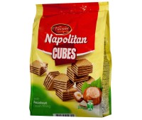 Napolitan Cube Wafers Hazelnut Vincinni 250g