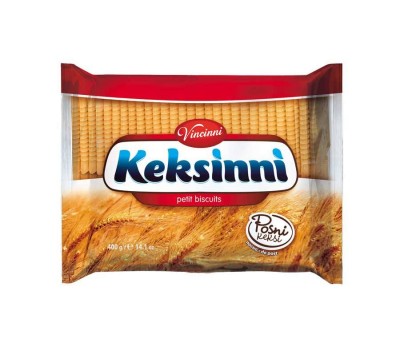 Бисквити Petit Beurre Keksini без мазнина Vincinni 400г