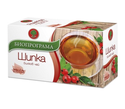 Rosehip Herbal Tea Bioprograma 20 tea bags