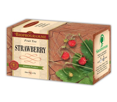 Wild Strawberry Fruit Tea Bioprograma 20 tea bags
